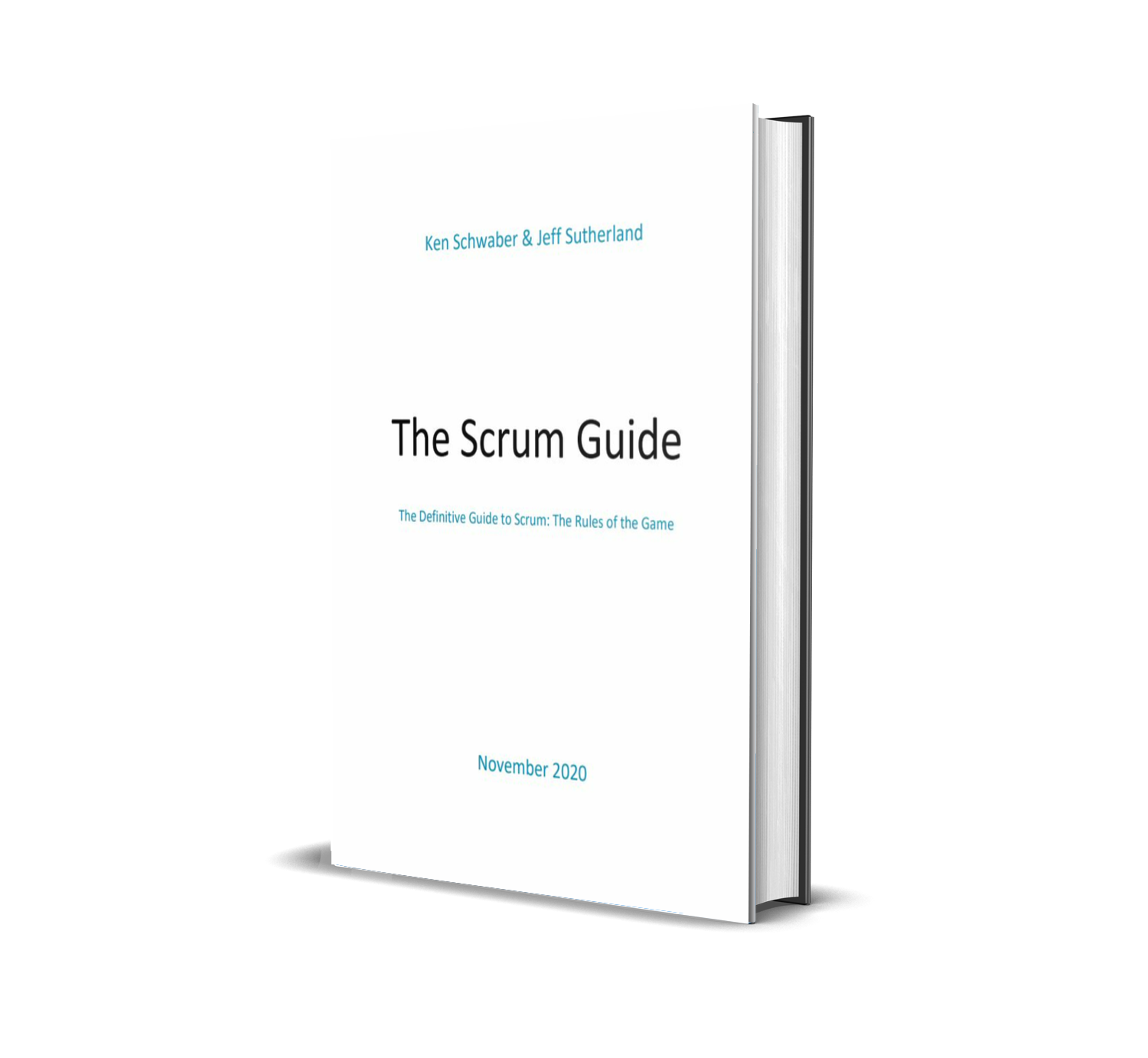 The cover of the Scrum Guide
