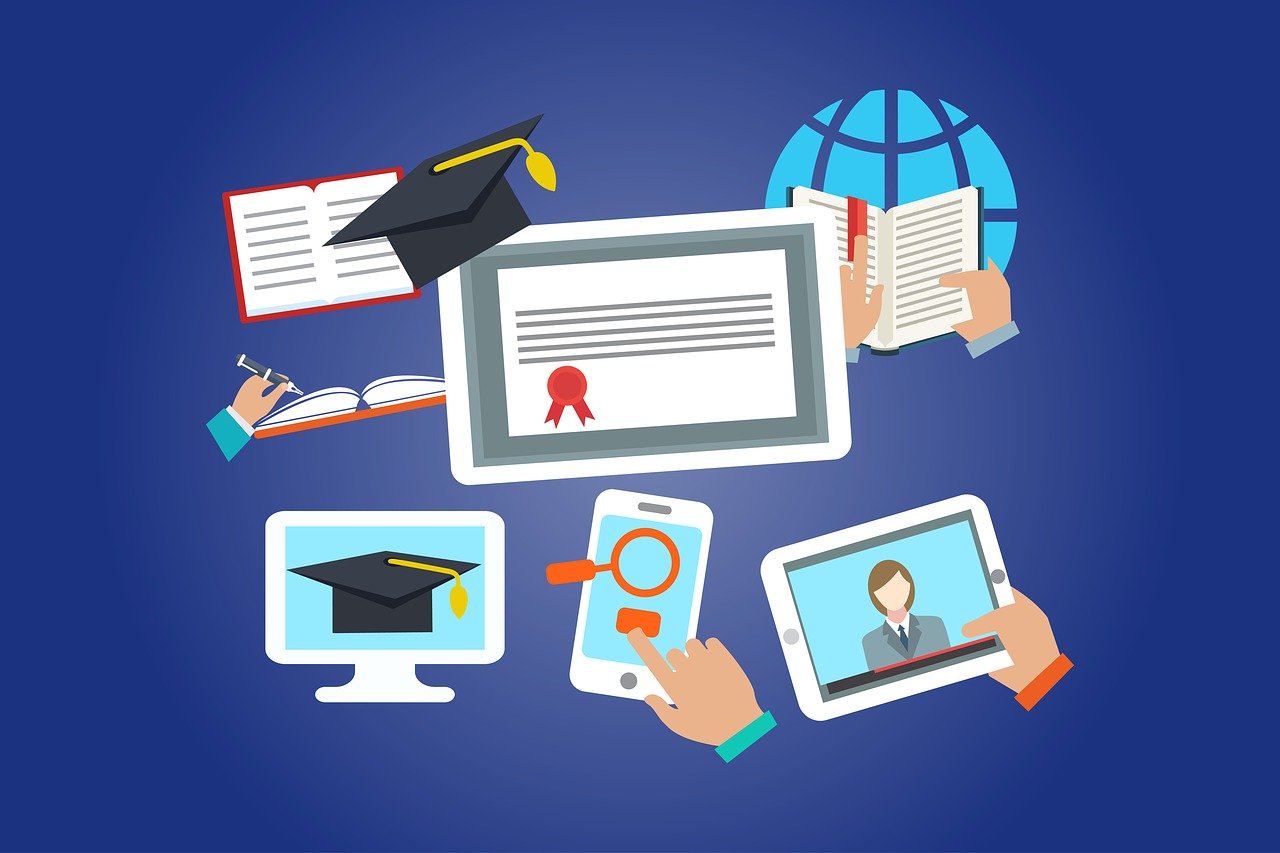 Studies, credentials and certifications - Symbols of exam preparation